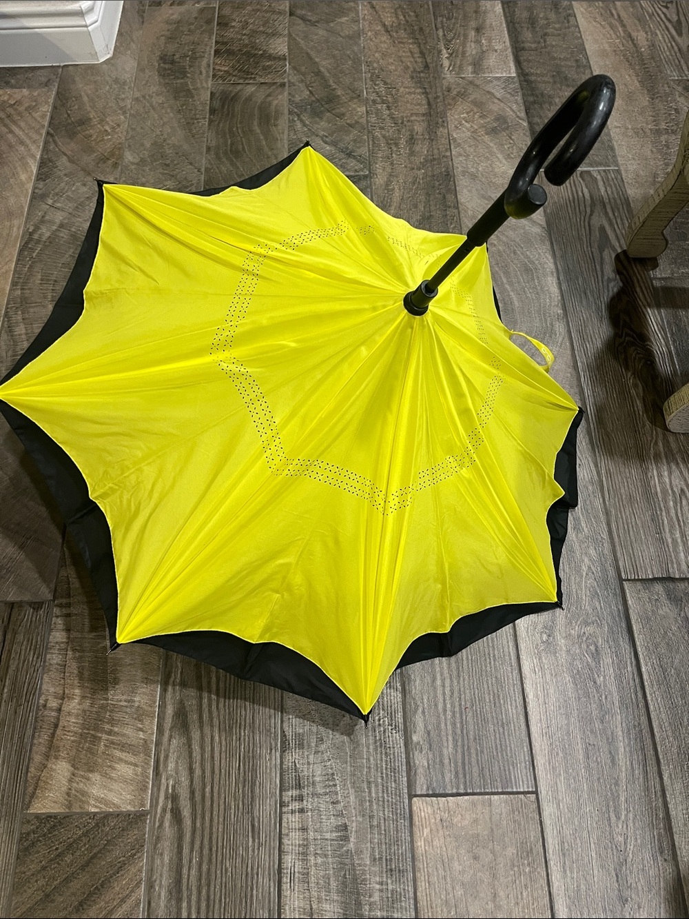 SilkClo Yellow Inverted Umbrella by